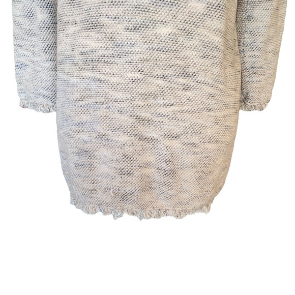 Joie Phillsa Fringe Open Front Cardigan in Smoky Mulit - M - Picture 9 of 13